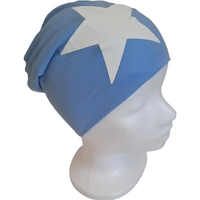 dětská beanie čepice Světle modrá