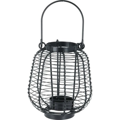 Lampáš na čajovú sviečku kovový 14x14x16 cm 221735