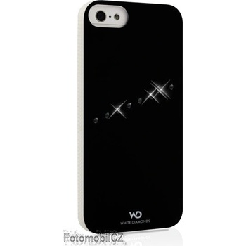 Pouzdro White Diamonds SASH iPhone 5 / 5S / SE, s krystaly Swarovski černé