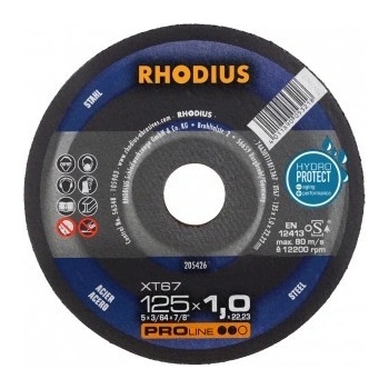Rhodius ProLine Kotouč řezný 125 x 1,0 mm XT67 205426