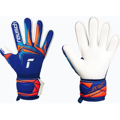 Reusch Attrakt Advance sharp blue/white/shocking orange