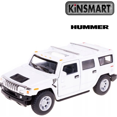 Kinsmart 2008 Hummer T2 SUV biely 1:40