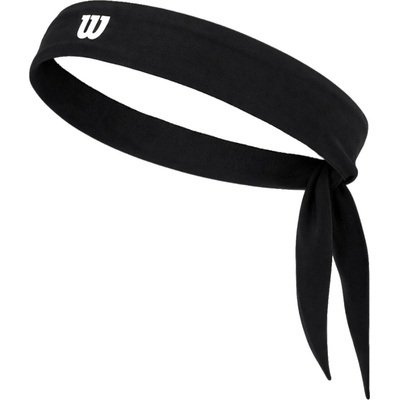 Wilson U TIE Headband Černá Bílá