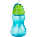 Canpol babies sportovní láhev se slámkou modrá 270 ml