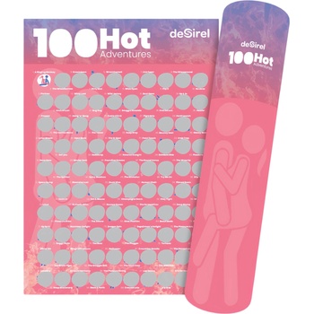 Desirel - 100 секс пози изтриваем плакат настолна игра