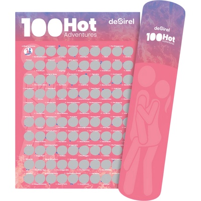 Desirel - 100 секс пози изтриваем плакат настолна игра