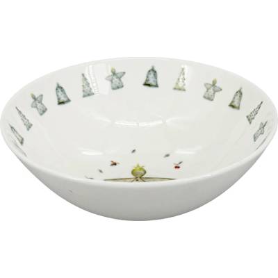 by inspire Vánoční porcelánová miska Advent 15,5 cm