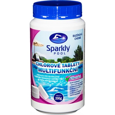 Sparkly POOL Chlorové tablety multifunkční 6v1 MAXI 1 kg