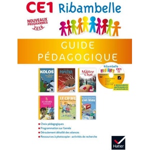 Ribambelle CE1 série jaune éd. 2016 - Guide pédagogique + CD-Rom (2024)