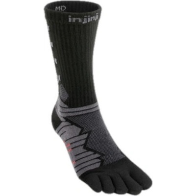 Injinji ponožky ULTRA RUN crew černá/šedá