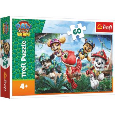 Trefl Tlapková patrola Dino Movie Dinosauří záchrana 60 dielov