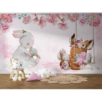 Art gift Фототапет Семейството на Зайо