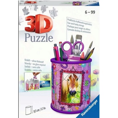 Ravensburger 3D Пъзел Ravensburger от 54 части - Коне, мини (11175)