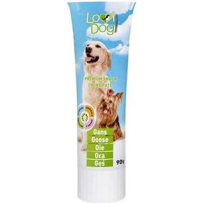 Lovi Dog Snack Creme Pate Goose paštika pro psy v tubě s husou a vitamíny 90 g