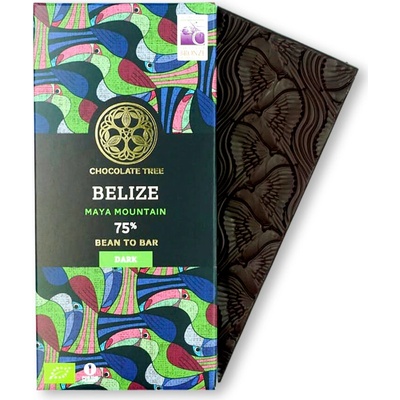 Chocolate Tree 75% hořká Belize Maya Muntain Bio 70 g
