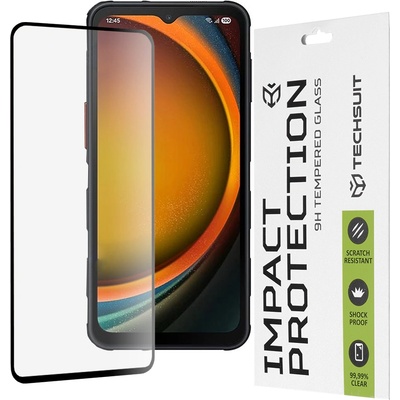 Techsuit - 111D Full Cover / Full Glue Glass - Samsung Galaxy Xcover7 Pro - черен