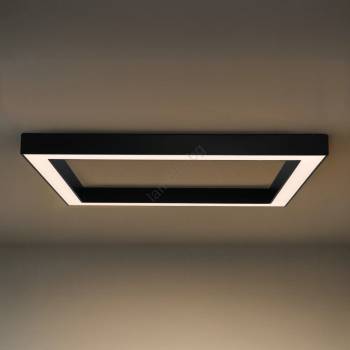 NEDES LED таванен плафон LED/150W/230V 3000/4000/6500K 120x120 см черен (ND4329)