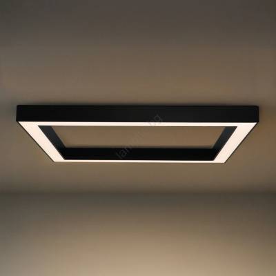 NEDES LED таванен плафон LED/150W/230V 3000/4000/6500K 120x120 см черен (ND4329)