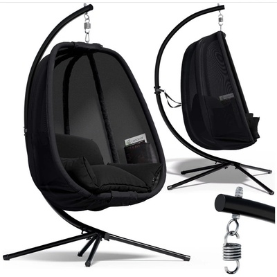 Casaria Závěsné křeslo Alvie antracit