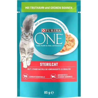 Purina ONE Sterilised 13 x losos mrkva Sterilised 85 g