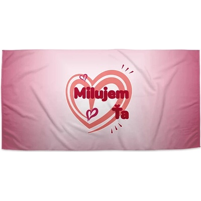 Sablio Uterák Milujem ťa srdce 70 x 140 cm