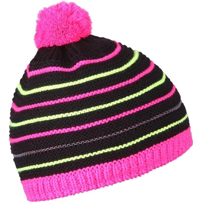 Husky Cap 34 čierna/neon růžová