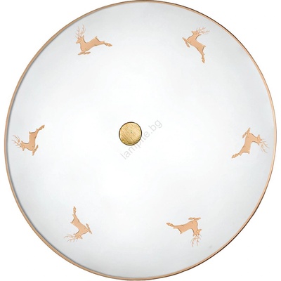 Kolarz 731. U14.4. 150- Настенно осветително тяло NONNA 4xE27/60W/230V Ø 54 см jel. розово злато (KL0450)