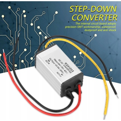 Regulátor napětí 24V/12V max. 36W