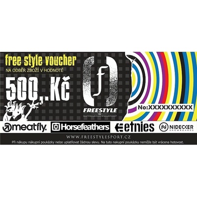 Poukázka FREESTYLESPORT v hodnotě 500