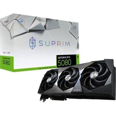 MSI GeForce RTX 5080 SUPRIM SOC 16GB GDDR7 256bit