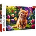 Trefl Пъзел Trefl от 500 части - Сладко котенце (37525)