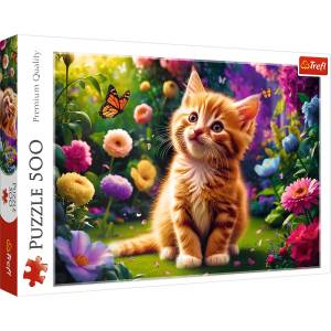 Trefl Пъзел Trefl от 500 части - Сладко котенце (37525)