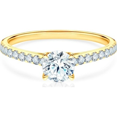 Savicki Zásnubný prsteň Share Your Love žlté zlato laboratórne diamanty SYL P6 LAB Z