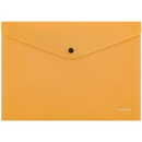 VERDE Listová kabelka s cvokom A4 horčica