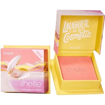 Benefit Shellie Wanderful World Púdrová lícenka Warm Seashell Pink 2,5 g
