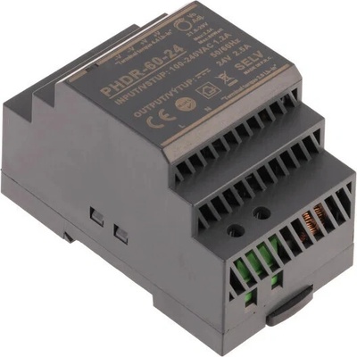 LED zdroj 24V 60W PHDR-24-60 DIN lišta - LED zdroj 24V 60W PHDR-24-60 DIN lišta TL-054153 054153