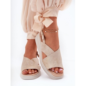 Step in style Дамски сандали на платформа и ток модел 211942 Step in style