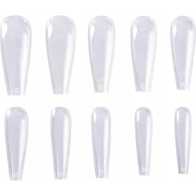 Isabellenails Tipsy clear 500 ks