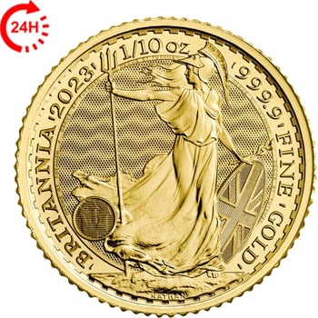 The Royal Mint 10 Pounds Britannia 1/10 oz