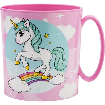 STOR Plastový hrnek Jednorožec Jednorožec Rainbow 350 ml