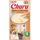 INABA Churu Chicken with salmon recipe 4 x 14 g