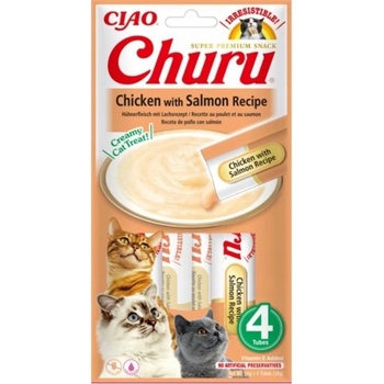 INABA Churu Chicken with salmon recipe 4 x 14 g