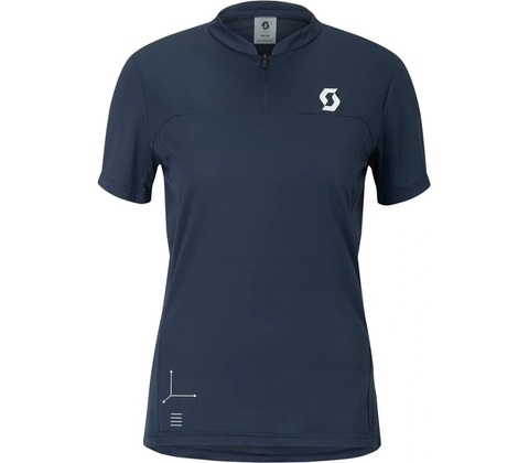 Scott Tee W's Vertic Zip SS