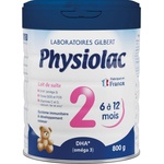 Physiolac Адаптирано мляко за кърмачета Physiolac - 2, 6-12 м, 800 g (10057132) - ozone