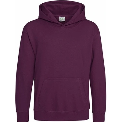 Just Hoods Kids Hoodie Color Plum