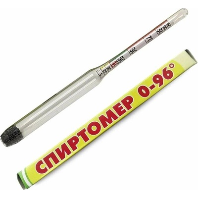 Alkoholmeter – Meradlo hustoty kvapaliny 0–96 %