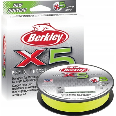 Berkley Šňůra X5 Flame Green 150m 0,25mm 27kg