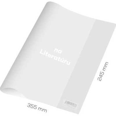 Obal na Literaturu PVC 355x245 mm tlustý transparentní – Zboží Dáma
