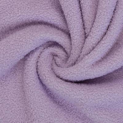Teddy bouclé fleece - světle fialová 641