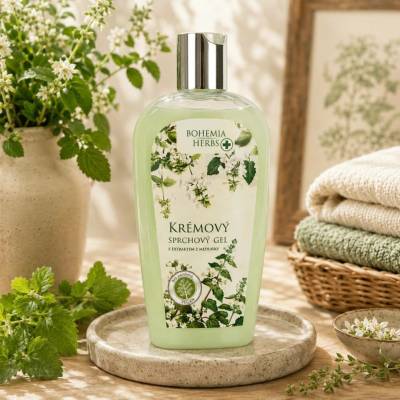 Bohemia Herbs sprchový gel s extraktem lnu a vůní heřmánku 250 ml
